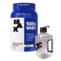 100% Whey Pote 900g + Galão 1,5L - Max Titanium