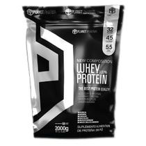 100% whey protein 2 kg - planet pharma (morango)