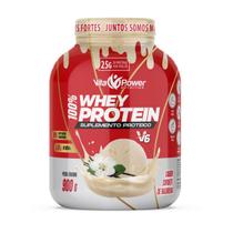 100 Whey Protein 900g V6 Max Vita Power Resultados Extremos Lançamento