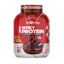 100 Whey Protein 900g V6 Max Vita Power Resultados Extremos Lançamento
