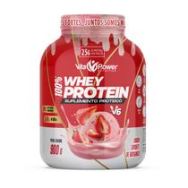 100 Whey Protein 900g V6 Max Vita Power Resultados Extremos Lançamento