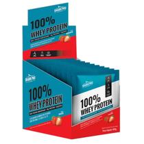 100% Whey Protein Caixa Com 10 Sachês De 40g Shark Pro SABOR:MORANGO 100% Whey Protein Caixa Com 10 Sachês De 40g Shark Pro SABOR:MORANGO