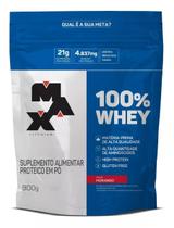 100% Whey Protein Concentrado 900g - Max Titanium