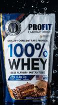 100% Whey Protein Concentrado Profit Laboratórios 900g com Creatina e BCAA SABOR:CHOCOLATE AO LEITE