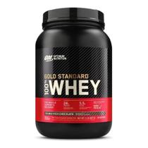 100% Whey Protein Gold Standard (907g) NOVO RÓTULO - Double Rich Chocolate - Optimum Nutrition