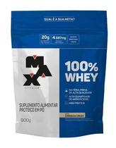 100% Whey Protein - Max Titanium Cookies & Cream 900g Refil