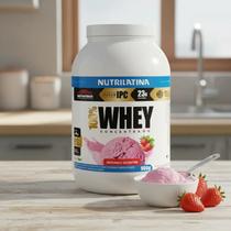 100% Whey Protein Nutrilatina Sabor Morango Silvestre 900g Sabor:Morango Silvestre 100% Whey Protein Nutrilatina Sabor Morango Silvestre 900g Sabor:Morango Silvestre