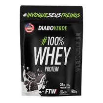 100 Whey Protein Refil 900g Diabo Verde FTW