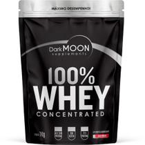 100% Whey Protein Sabor Morango 1Kg Refil- Darkmoon