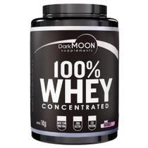 100% Whey Protein Sabor Morango Pote 1Kg - Darkmoon