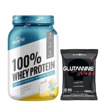 100% Whey Protein Shark Pro (900g)+Glutamine Turbo 500g - SHARK PRO SUPLEMENTOS