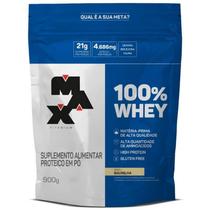 100% Whey - Refil (900g) Max Titanium