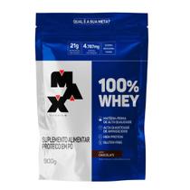 100 Whey Refil 900g Max Titanium