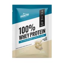 100 Whey Shark Pro Whey Protein Sachê 40g Caixa c/ 10 Un