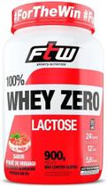 100% whey zero lactose pave de morango 900g - FITOWAY