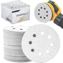 100 X Lixas Disco Anti-Empastamento 7 Polegadas 180mm 8 Furos Pluma Grão Lixadeira Politriz KaQi 100 X Lixas Disco Anti-Empastamento 7 Polegadas 180mm 8 Furos Pluma Grão Lixadeira Politriz KaQi