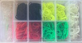 1000 Borrachinhas Latex Resistente Para Lacos Pet + Maleta