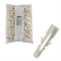 1000 Bucha 6mm Tijolo Bloco Parede Oca C/ Aba Sem Parafuso