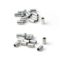 1000 Conexões/anilhas/luvas de Alumínio no comprimento de 4 mm