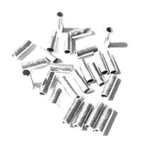 1000 Conexões/anilhas/luvas n 0 de alumínio para cabo de aço de pesca 1000 Conexões/anilhas/luvas n 0 de alumínio para cabo de aço de pesca