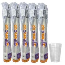 1000 Copos Descartável 180ml Transparente Plástico Água Suco 1000 Copos Descartável 180ml Transparente Plástico Água Suco