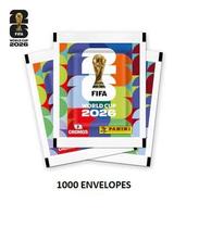 1000 Envelopes c/ 7 Figurinhas - Copa do Mundo 2026 - FIFA WORLD CUP 2026