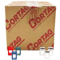 1000 Espaçadores / Niveladores Slim 1.0mm, 1.5mm, 2mm e 3mm - Cortag