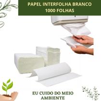 1000 Folhas de Toalhas de Papel Branco Luxo 100% Celulose 20x21 - Santaguida