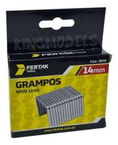 1000 Grampos Para Grampeador Tapeceiro 14mm Fertak 8514