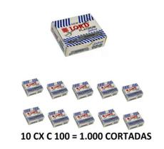 1000 Lâminas Lord Platinum Cortada 10 caixas com 100 unidades
