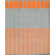 1000 Pulseiras cor laranja fluor Soft impressão jato de tinta, cera ou silk