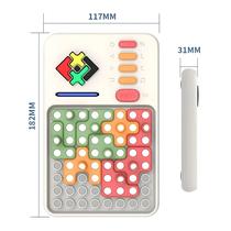 1000+ Super Bloco De Quebra-Cabeça Inteligente Com Níveis Superados, Brinquedo Interativo Para