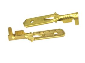 1000 Terminais Espadão Macho 6,3 Conectores Resistente Latão