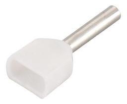 1000 Terminal Elétrico Conector Tubular Ilhós Duplo 0,5Mm