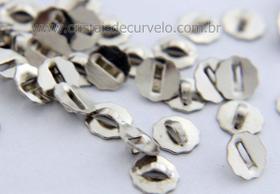 1000 Tulipas para Pêndulo Prateado com Furo para Argola