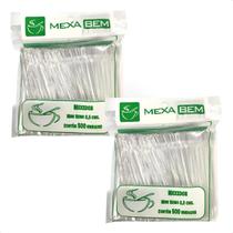 1000 Unidades Mexedor Para Café Descartavel 8,5Cm Cristal 1000 Unidades Mexedor Para Café Descartavel 8,5Cm Cristal