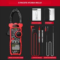 1000A 1000V True RMS Digital Clamp Meter HABOTEST HT208 Amperímetro Capacitância Temperatura Ohm Hz