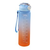 1000ml garrafa de água motivacional esportes copos de água portáteis