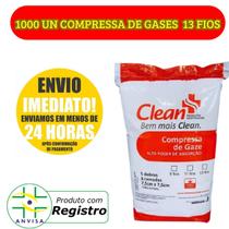 1000un compressa de gaze 13 fios com anvisa e qualidade