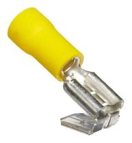 1000un Kit Terminal Hermafrodita Macho Fêmea 4 A 6mm Amarelo