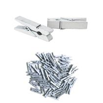 1000un mini prendedor pregador madeira prata 1000un mini prendedor pregador madeira prata