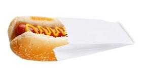 1000un Saco De Papel Branco Mono 15x13 Lanche Hot Dog Mtel - MeTel