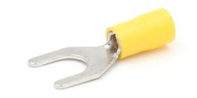 1000un Terminal Forquilha Garfo Sv5.5-5 Amarelo 4 A 6mm M5