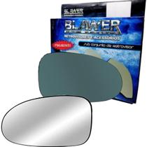 1001E - Vidro Espelho Retrovisor Lado Esquerdo Sem Base Gol Voyage Parati G2 1995 a 1999 - Blawer