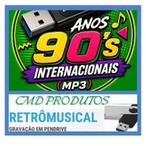 10087 Pen drive 8gb com Músicas Anos 90s Internacionais mp3 Playlist