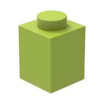 100g 232 Peças Wange 3005 Blocos De Montar 1x1 Coloridos De 1 Furo Brinquedo Educacional DIY Para