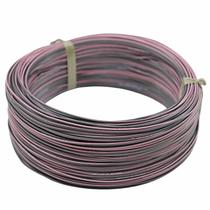 100m Cabo Flex. Automotivo 0.50mm Preto e Rosa - Cód.12544 100m Cabo Flex. Automotivo 0.50mm Preto e Rosa - Cód.12544