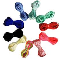 100m Cordão Acetinado Rabo De Rato 1mm Fio De Seda Pulseira 100m Cordão Acetinado Rabo De Rato 1mm Fio De Seda Pulseira