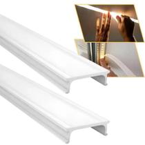 100m Lente Difusora Flexível Leitoso Silicone Para Fita Led