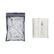 100PCS Agulhas De Tatuagem Descartáveis 1R 3R 5R 5F 7F Com Capas Para Microblading E Maquiagem